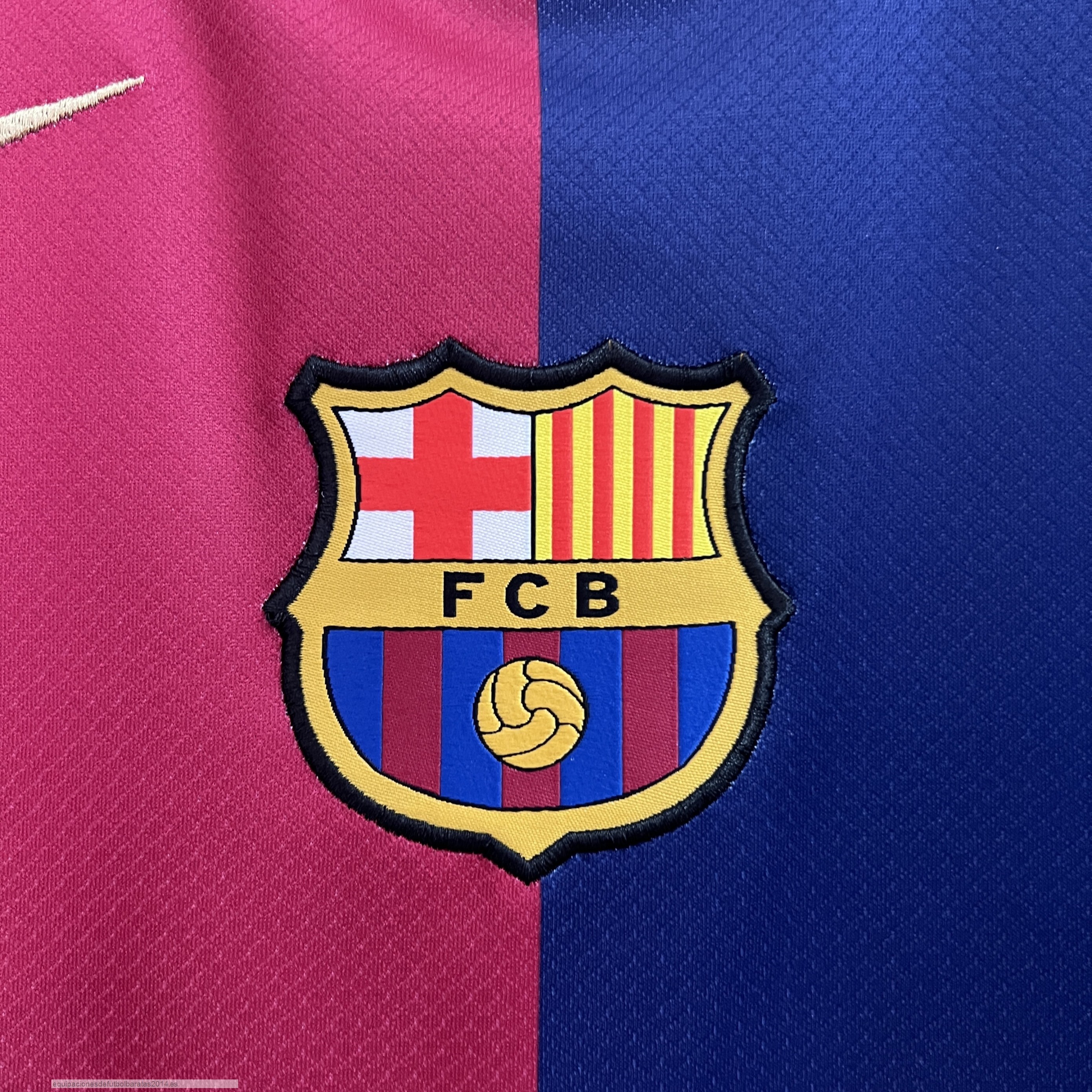 Nuevo Tailandia 1ª Camiseta Barcelona 24/25 Azul Rojo Baratas